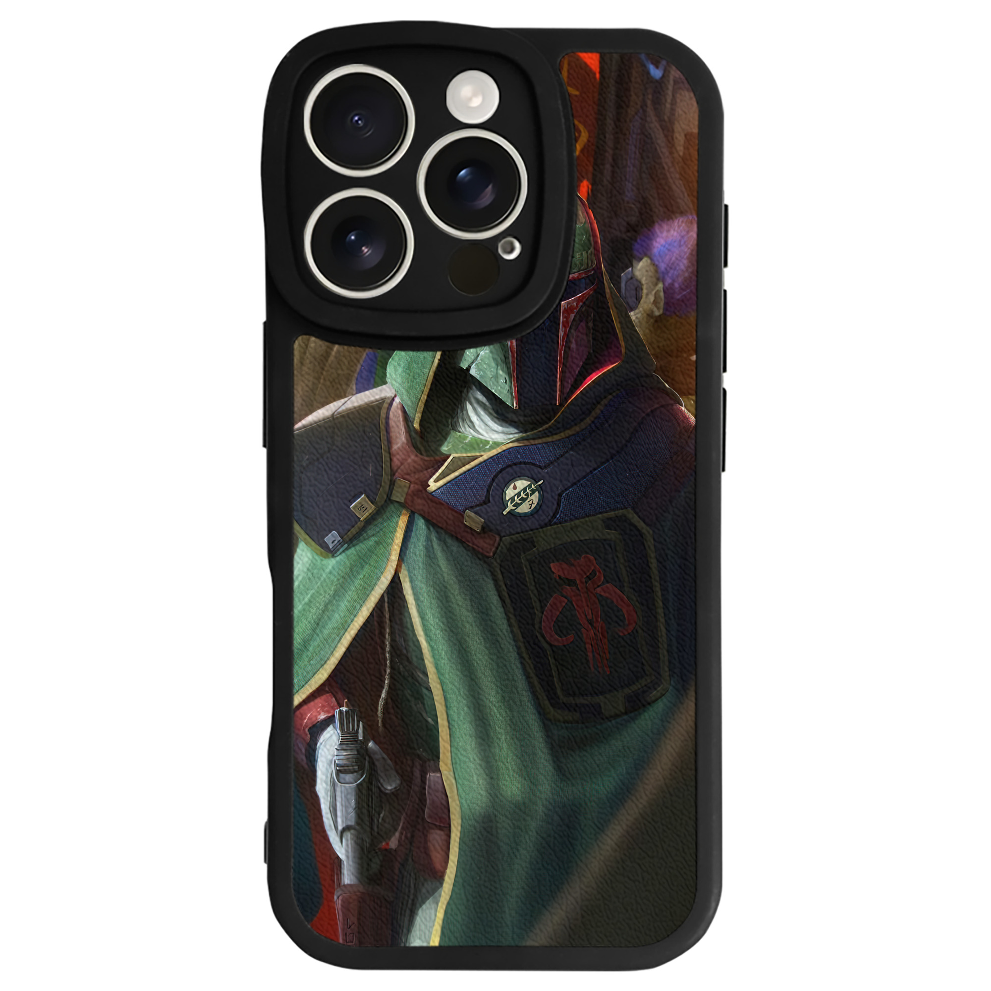 （画像用） スター・ウォーズ Star Wars 【iPhone 16シリーズ対応】シリコンスマホケース（レザー調） 材質：シリコン